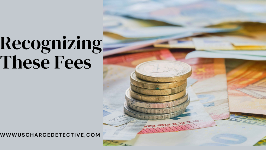 Recognizing these fees