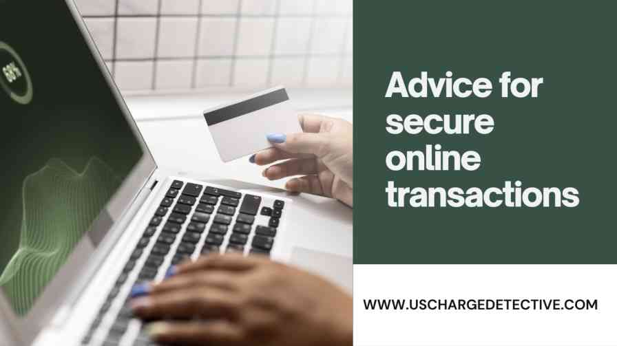 Advice for secure online transactions