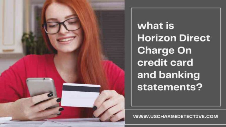 What is horizon direct charge on credit card and banking statements?