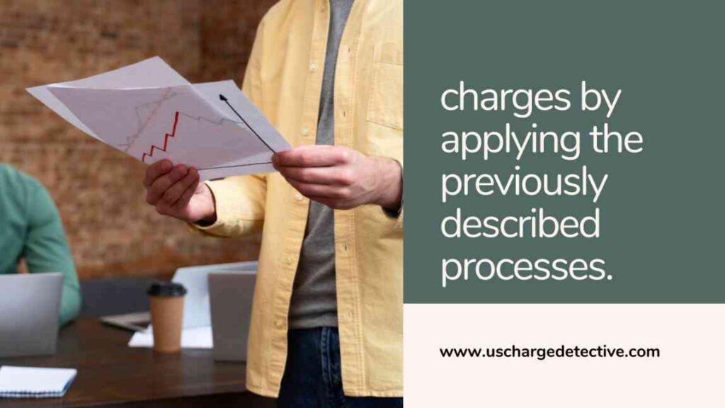 charges by applying the previously described processes.