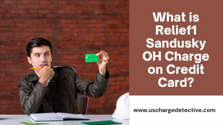 What is relief1 sandusky oh charge on credit card?