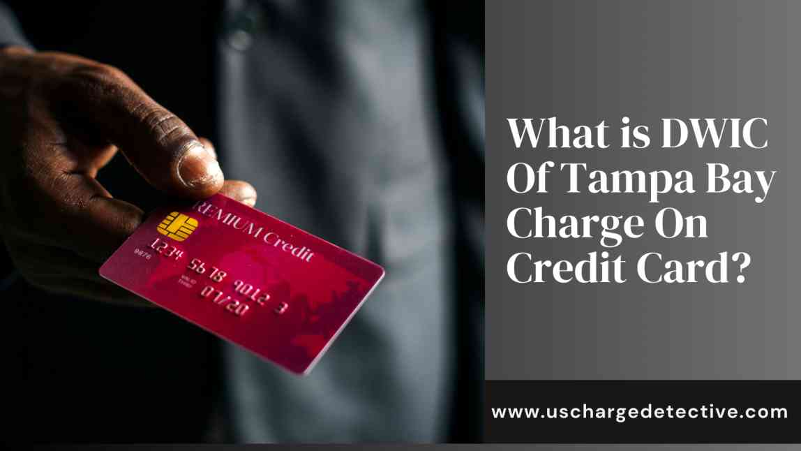 What is dwic of tampa bay charge on credit card?