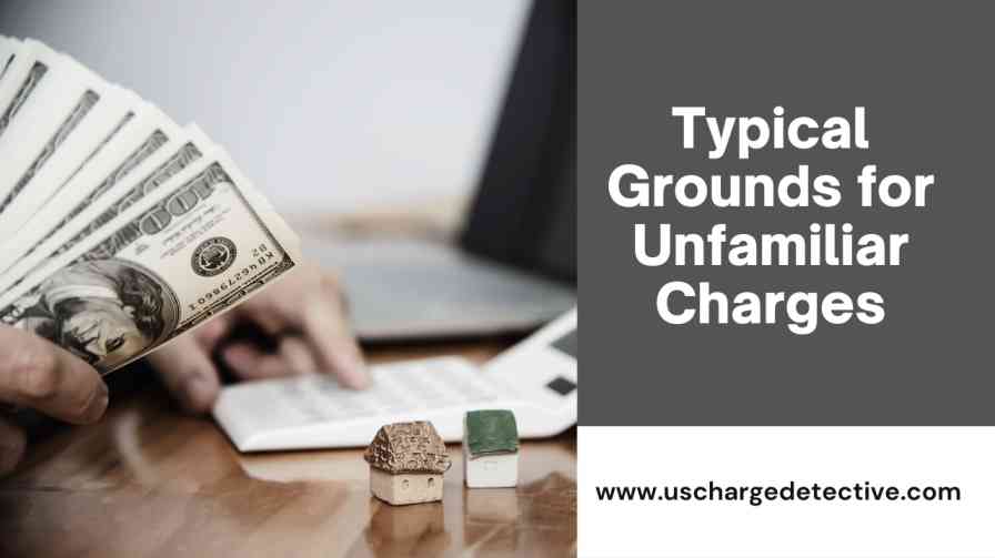 Typical Grounds for Unfamiliar Charges