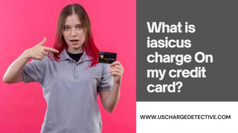 What is iasicus charge on my credit card?