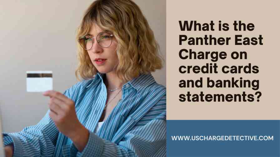 What is the panther east charge on credit cards and banking statements?