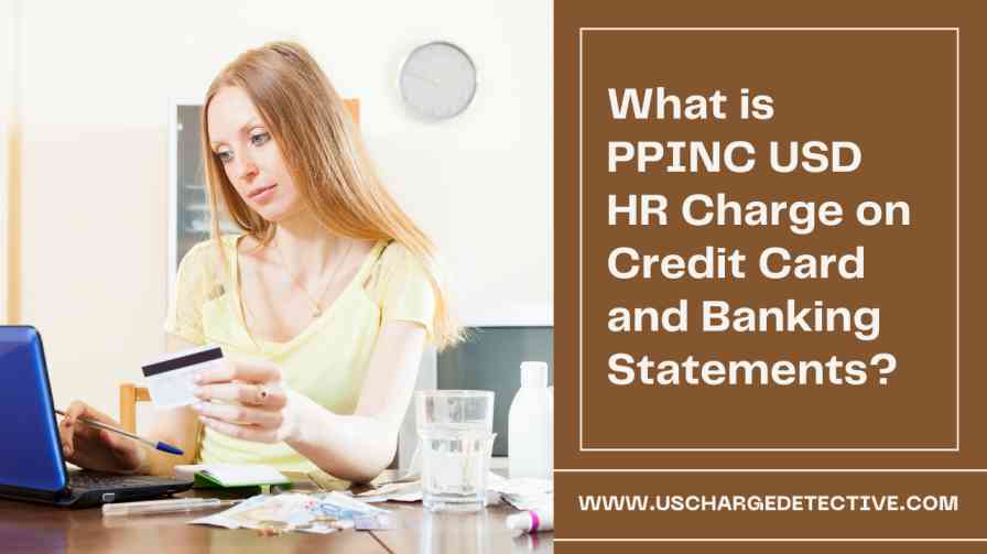 What is ppinc usd hr charge on credit card and banking statements?